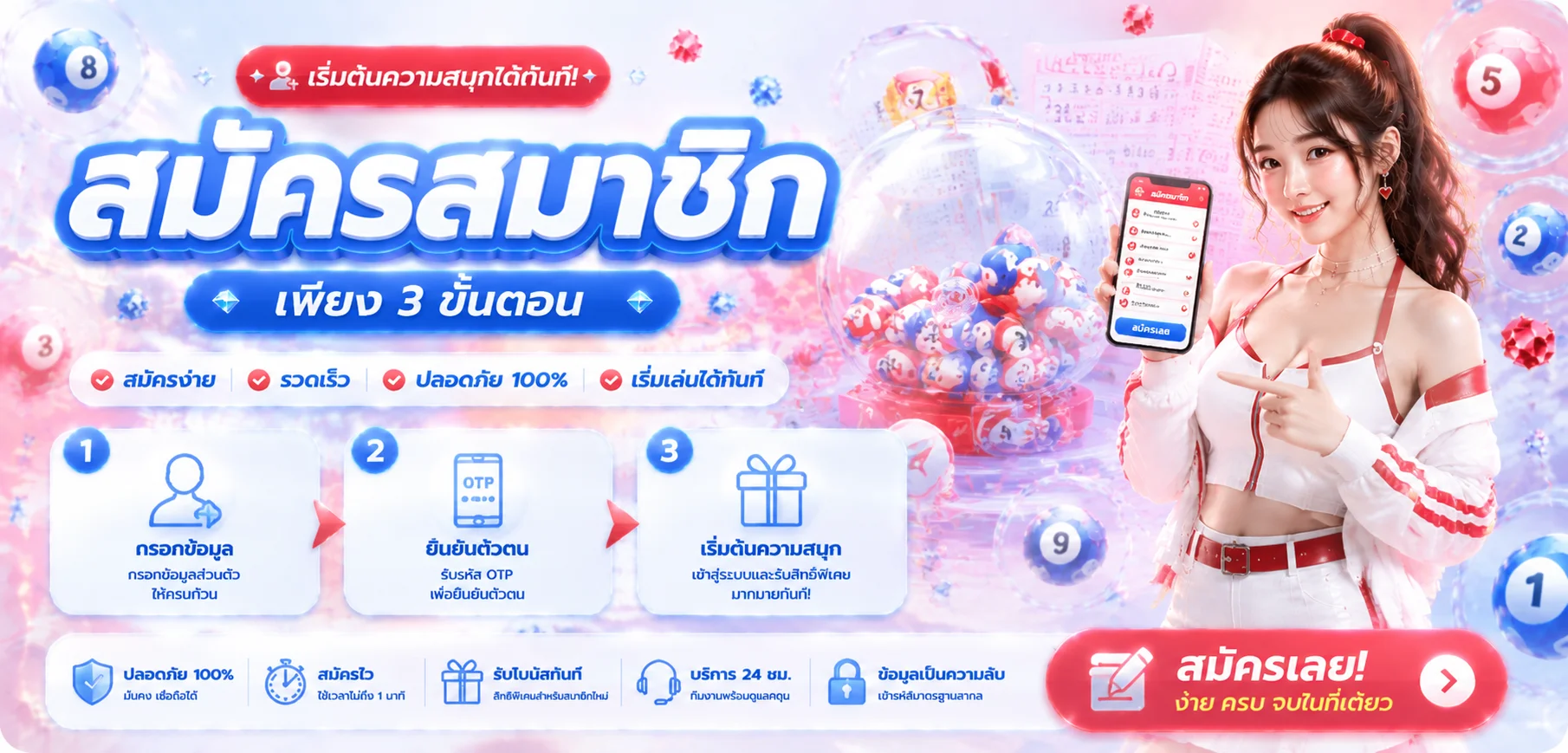 ขั้นตอนสมัครสมาชิก Thailottplus ง่ายใน 1 นาที